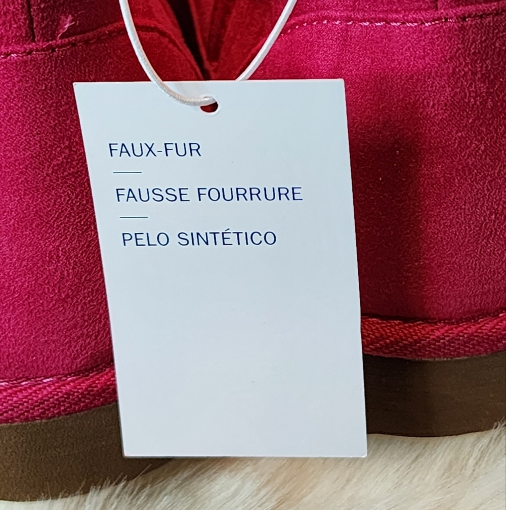 Old Navy Faux Suede Bootie Slippers - Picture 7 of 9